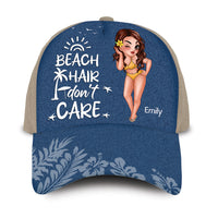 Personalized Gift For Beach Lovers Beach Hair Don't Care Cap 33843 thumb 1