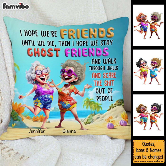Personalized Gift For Old Friends Sisters Pillow 32752 1