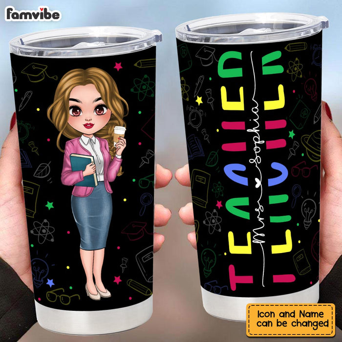 Personalized Gift For Teacher Full Printed Tumbler 34588 1