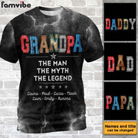 Personalized Gift For Grandpa The Man The Myth The Legend All-over Print T Shirt - Hoodie - Sweatshirt 32736 thumb 1