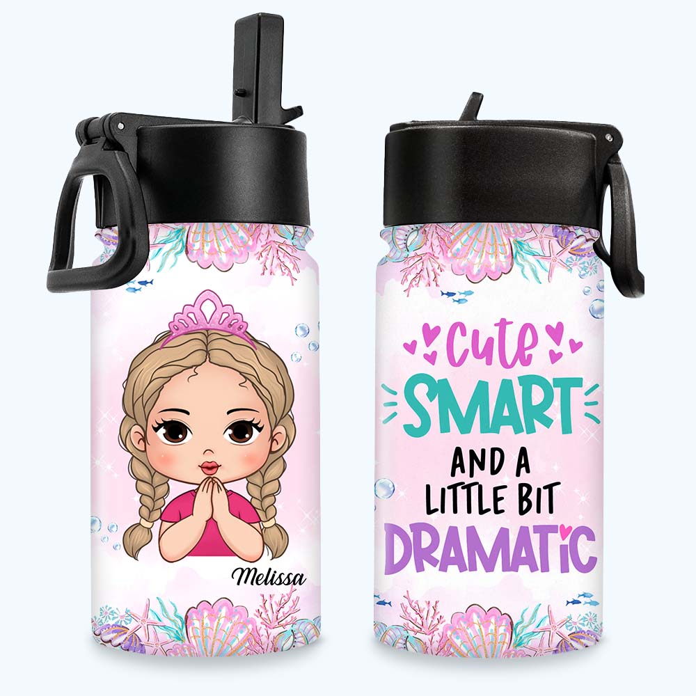 Personalized Gift For Granddaughter Kid Theme Kids Water Bottle 32051