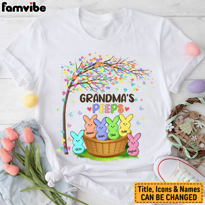 Personalized Grandma Easter Peeps T Shirt FB226 81O34 1