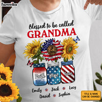 Personalized Faith Hope Love Blessed Grandma Shirt - Hoodie - Sweatshirt 34155 thumb 1