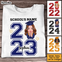 Personalized Graduation Girl 2023 T Shirt AP202 30O53 thumb 1