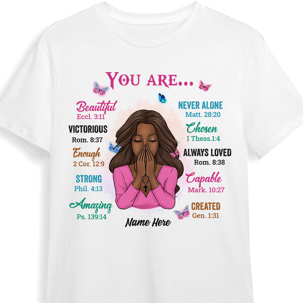Personalized Daughter God You Are T Shirt JL58 30O58