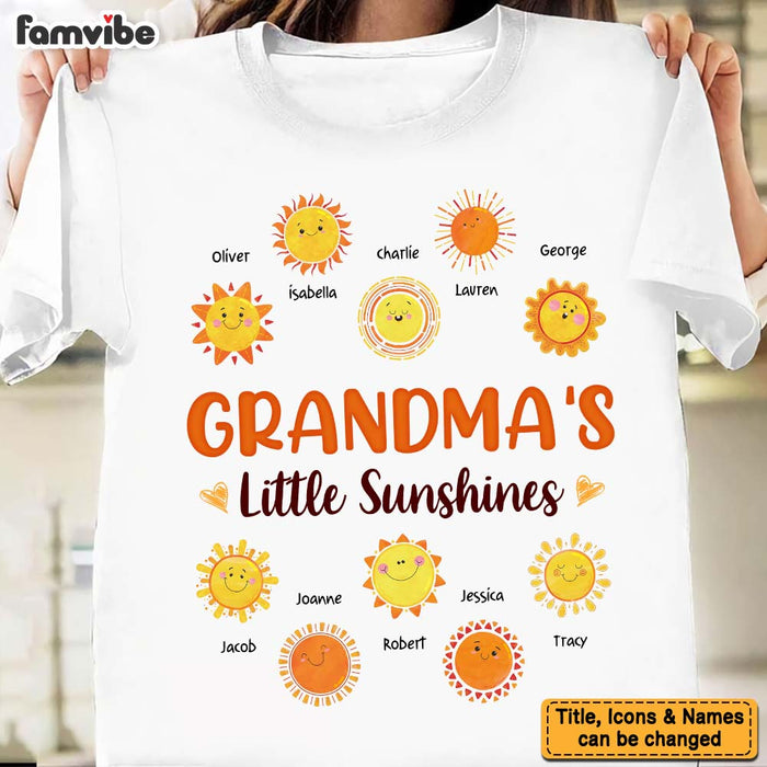 Personalized Gift Grandma's Little Sunshines Shirt - Hoodie - Sweatshirt 34442 1
