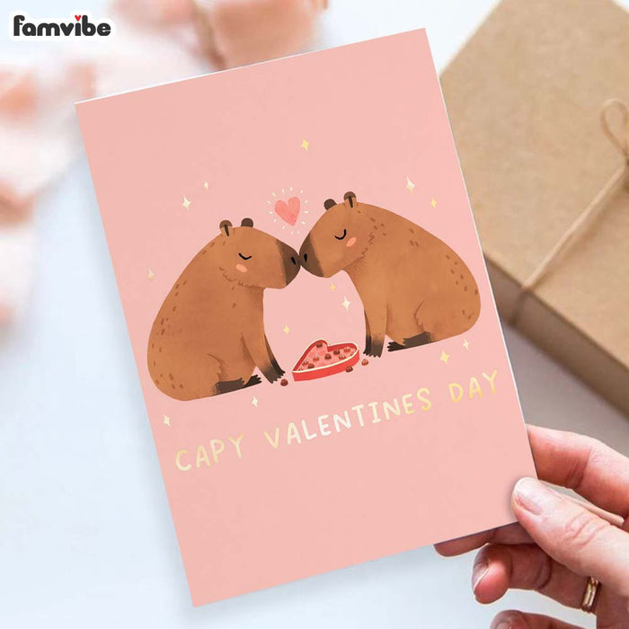 Capy Valentine's Day Card 37592 1