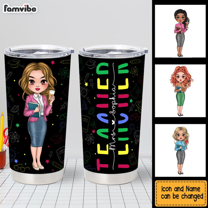 Personalized Gift For Teacher Full Printed Tumbler 34588 1