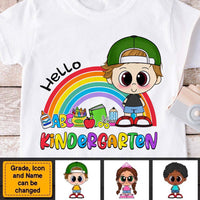Personalized Gift For Granddaughter Back To School Hello Kid T Shirt 27743 thumb 1