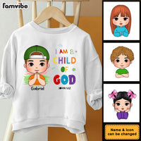Personalized Gift For Grandson A Child Of God Christian Kid T Shirt - Kid Hoodie - Kid Sweatshirt 30278 thumb 1
