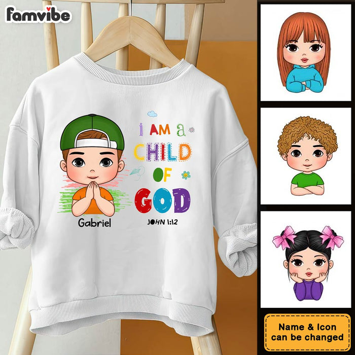 Personalized Gift For Grandson A Child Of God Christian Kid T Shirt - Kid Hoodie - Kid Sweatshirt 30278 1