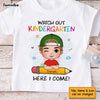 Personalized Gift For Grandkid Back To School Kid T Shirt, Pre K T-shirt, Watch Out Kindergarten Here I Come School Shirt, Kindergarten Shirt, Back To School Shirt School shirt 27042 1