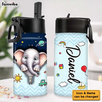 Personalized Gift For Grandson Animal Name Kids Water Bottle 32628 thumb 1