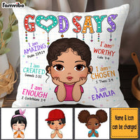 Personalized Gift for Granddaughter God say I Am Pillow 32873 thumb 1