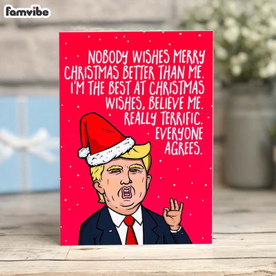 Trump Merry Christmas Card 35371