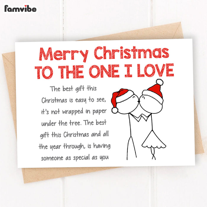 Merry Christmas To The One I Love Card 35372 1