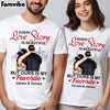 Personalized Couple Love Story T Shirt MR85 30O53 1