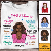Personalized Daughter God You Are T Shirt JL58 30O58 thumb 1
