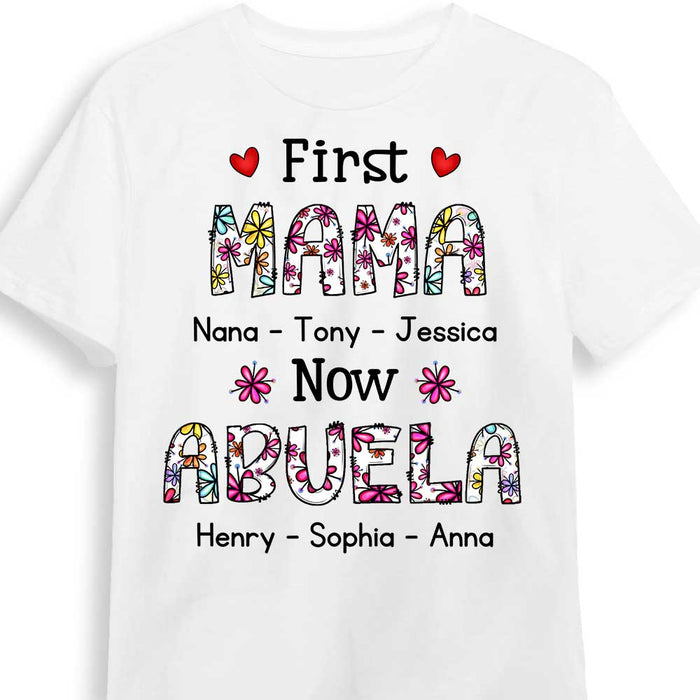Personalized Gift Now Grandma Floral Shirt - Hoodie - Sweatshirt 30610 1