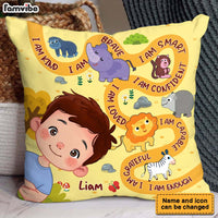 Personalized Gift For Grandson Affirmation I Am Pillow 32502 thumb 1