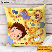 Personalized Gift For Grandson Affirmation I Am Pillow 32502 thumb 1