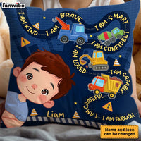 Personalized Gift For Grandson Affirmation I Am Pillow 32502 thumb 1
