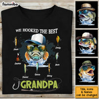 Personalized Gift For Grandpa Fishing We Hooked Shirt - Hoodie - Sweatshirt 32505 thumb 1