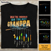 Personalized Father's Day Gift Hooked On Grandpa Shirt - Hoodie - Sweatshirt 32506 1