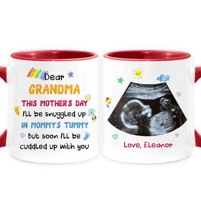 Personalized Baby Ultrasound Mom Grandma First Mother's Day Mug 32508 1