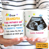 Personalized Baby Ultrasound Mom Grandma First Mother's Day Mug 32508 thumb 1