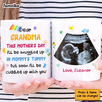 Personalized Baby Ultrasound Mom Grandma First Mother's Day Mug 32508 thumb 1