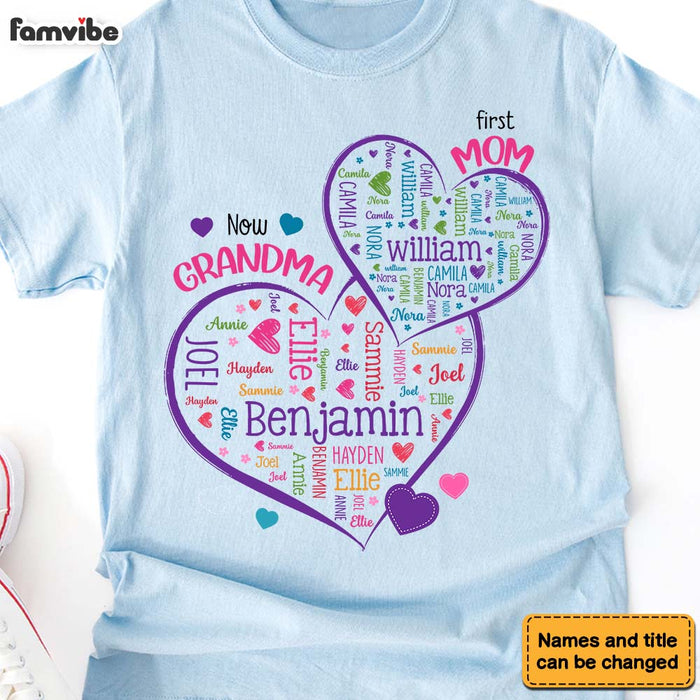 Personalized Gift For Grandma Sweet Hearts Shirt - Hoodie - Sweatshirt 32514 1