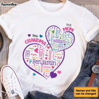Personalized Gift For Grandma Sweet Hearts Shirt - Hoodie - Sweatshirt 32514 thumb 1