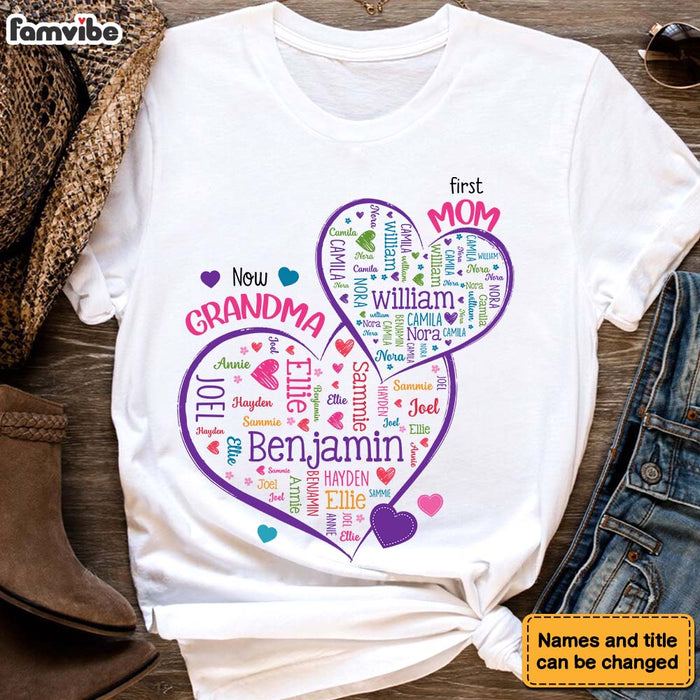 Personalized Gift For Grandma Sweet Hearts Shirt - Hoodie - Sweatshirt 32514 1