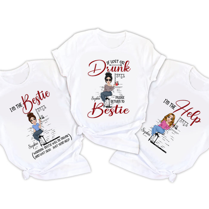 Personalized Gift For Friend If Lost Or Drunk Shirt - Hoodie - Sweatshirt 32516 1