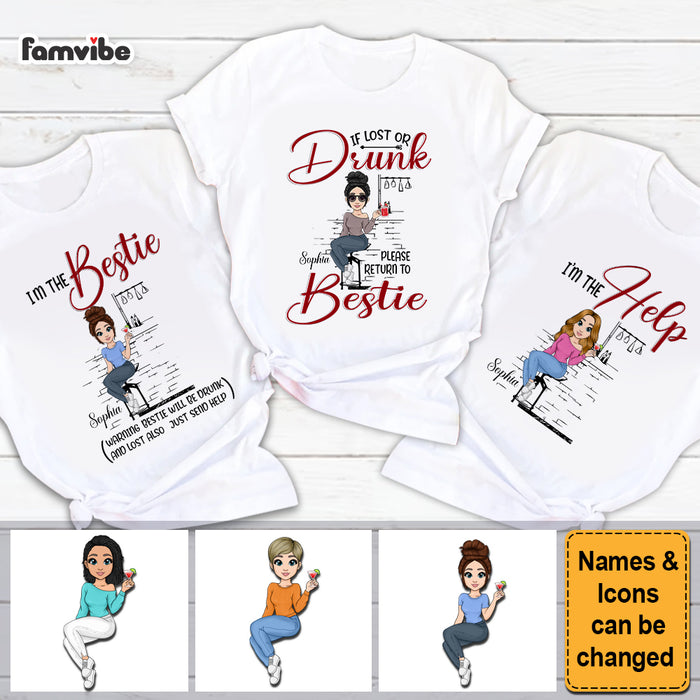 Personalized Gift For Friend If Lost Or Drunk Shirt - Hoodie - Sweatshirt 32516 1