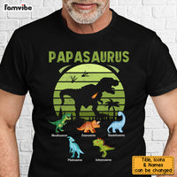 Gift for Grandpa Papasaurus and Kids-saurus Shirt - Hoodie - Sweatshirt 32518 thumb 1