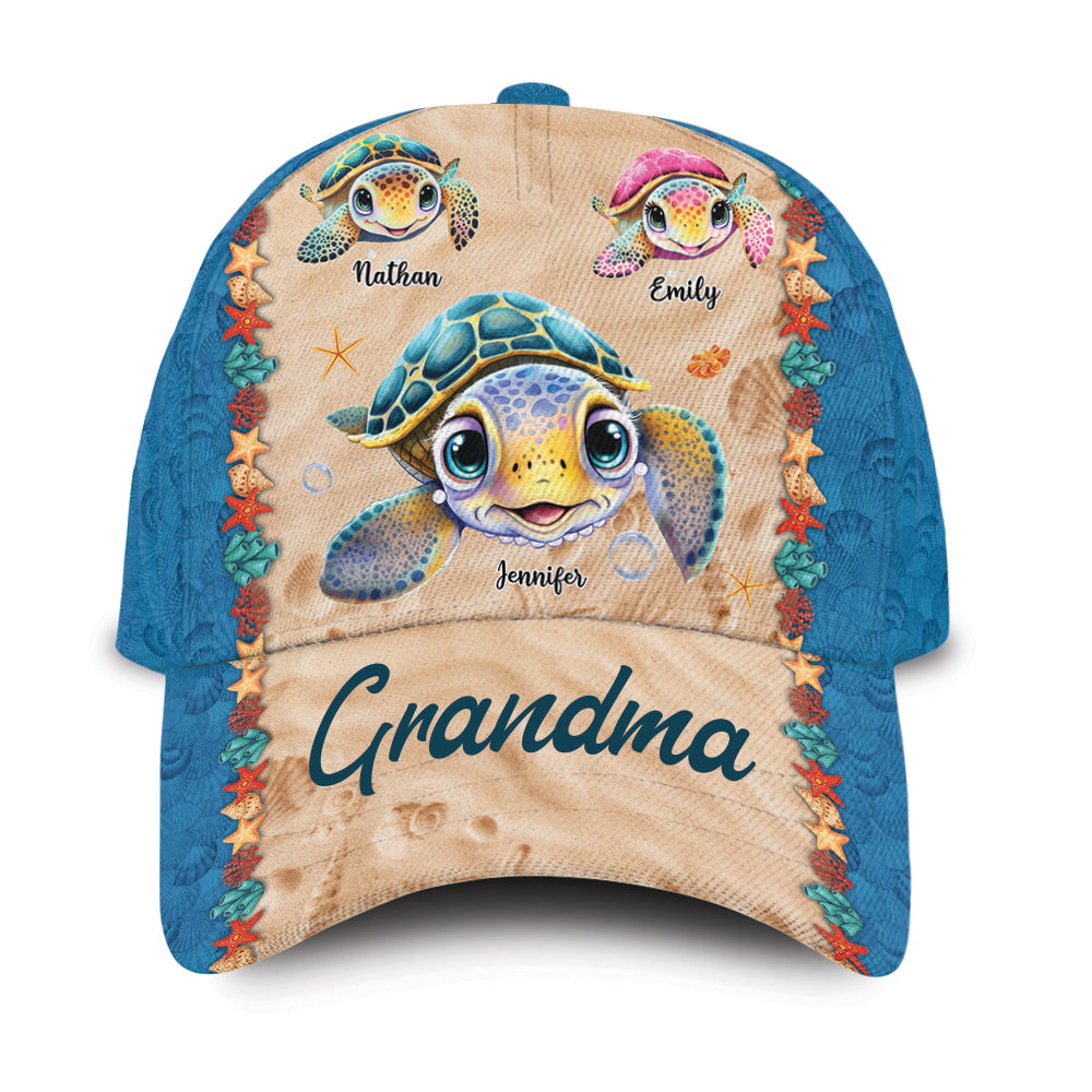 Personalized Gift For Grandma Turtle Cap 32521 Primary Mockup