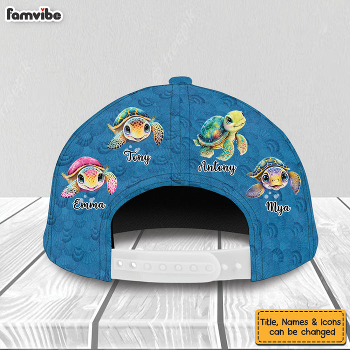 Personalized Gift For Grandma Turtle Cap 32521 1
