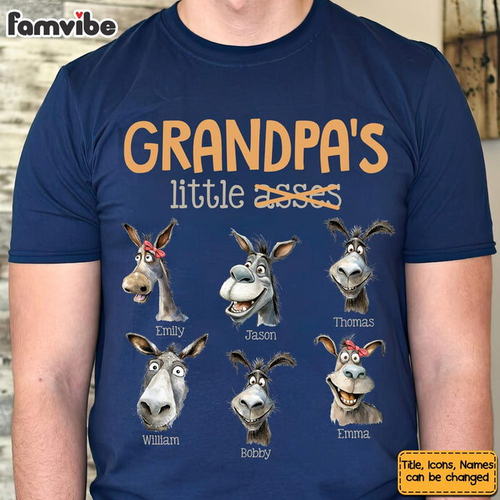 Personalized Gift for Grandpa Little Asses Shirt - Hoodie - Sweatshirt 32522 1