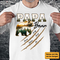 Personalized Gift For Dad Grandpa Papa Bear Shirt - Hoodie - Sweatshirt 32528 thumb 1