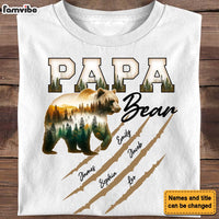 Personalized Gift For Dad Grandpa Papa Bear Shirt - Hoodie - Sweatshirt 32528 thumb 1