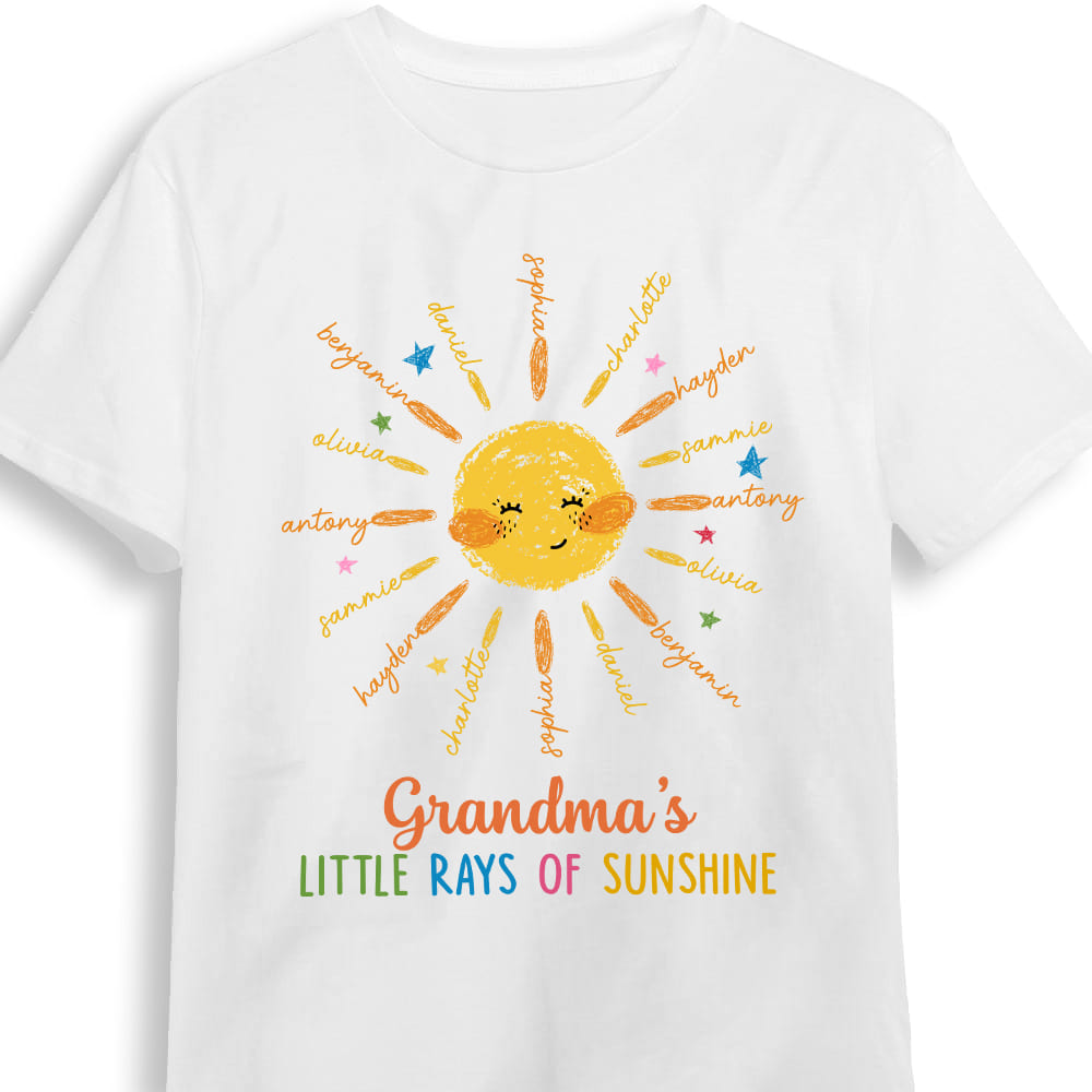 Gift For Grandma Little Ray Of Sunshine Shirt Hoodie Sweatshirt 32529 Primary Mockup