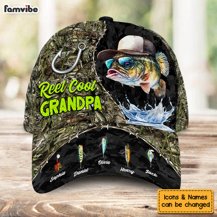 Personalized Gift For Reel Cool Grandpa Cap 32531 1