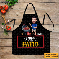 Personalized Father's Day Gift Daddio Of The Patio Apron With Pocket 32535 thumb 1