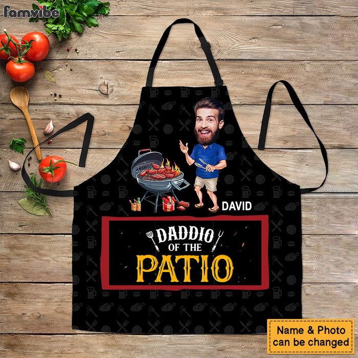 Personalized Father's Day Gift Daddio Of The Patio Apron With Pocket 32535 1