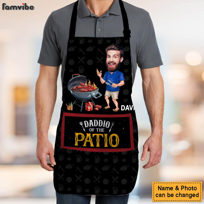 Personalized Father's Day Gift Daddio Of The Patio Apron With Pocket 32535 1