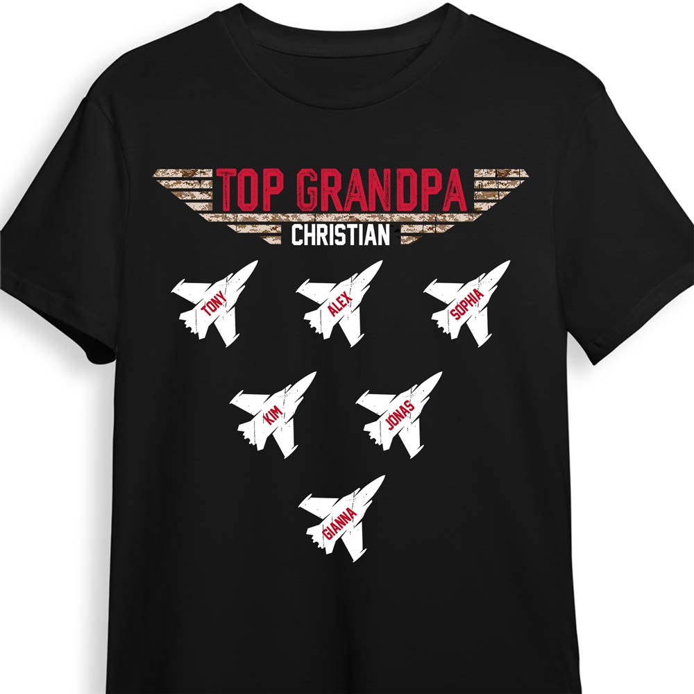 Personalized Gift For Top Grandpa Shirt Hoodie Sweatshirt 32537 Primary Mockup