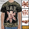 Personalized Gift For Father Best Dad Ever All-over Print T-shirt 32539 1