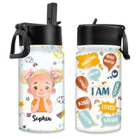 Personalized Gift For Kid God Says You Are Kids Water Bottle 32542 thumb 1